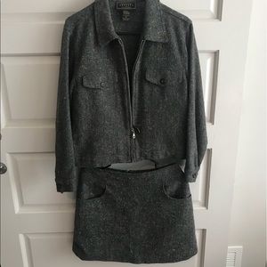 Vintage Express Wool Suit with matching Skirt